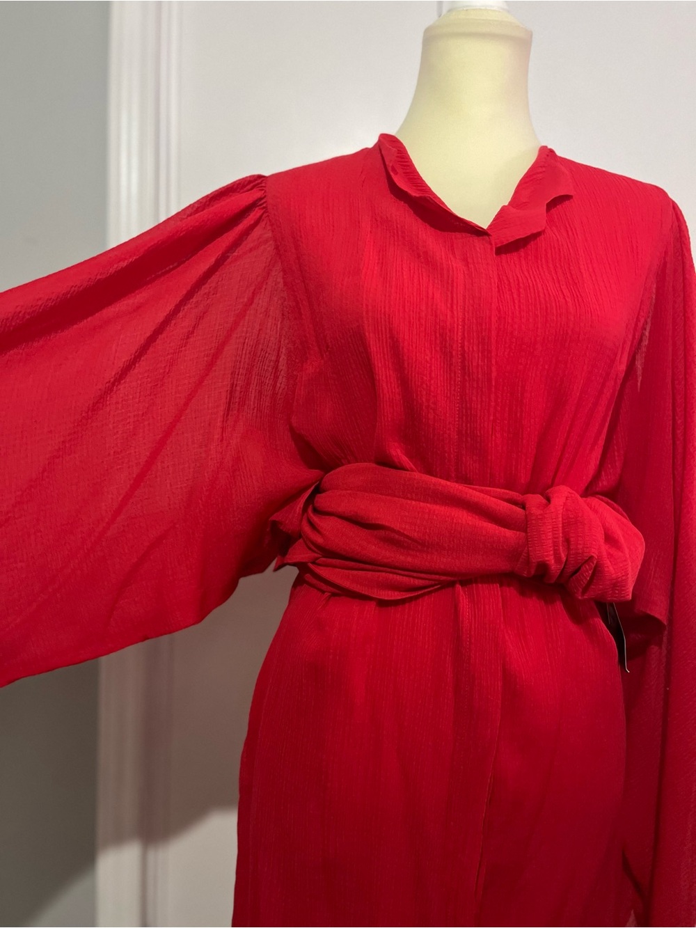 Antonio Berardi Cotton & Silk Crepon Mini Dress • NWT • Made in Italy